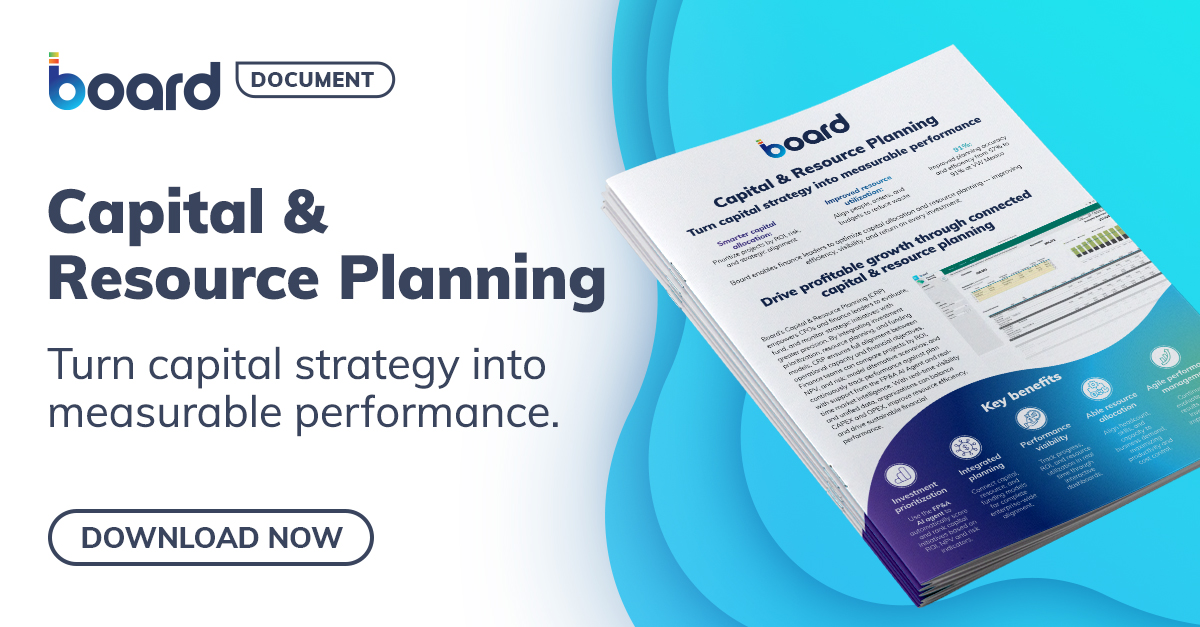 Capital & Resource Planning | Board