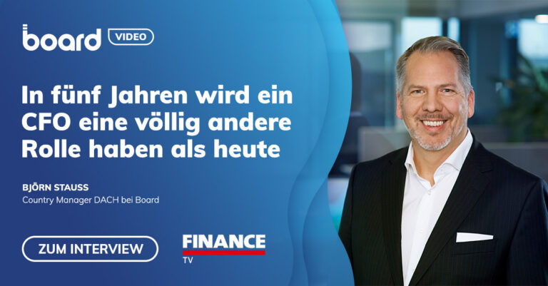FINANCE TV: In fünf Jahren wird ein CFO eine völlig andere Rolle haben als heute
