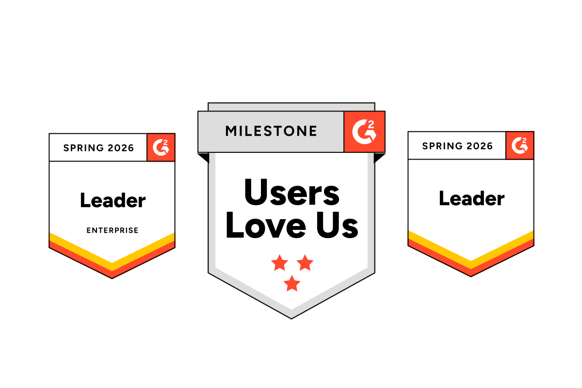 G2 Leader and Users Love Us Badges Spring 2026
