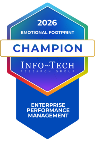 InfoTech SoftwareReviews Emotional Footprint Champion EPM 2026 Badge
