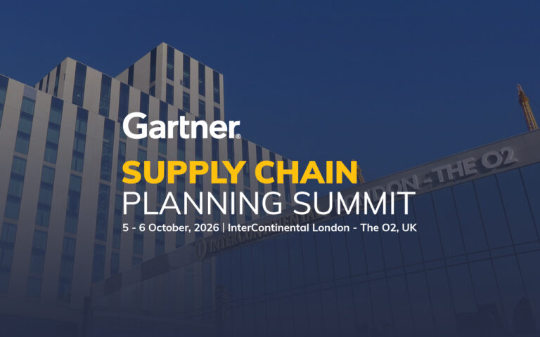Board at Gartner 2026 EMEA Supply Chain Planning Summit