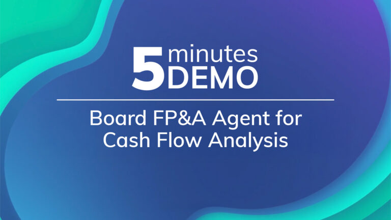 Board FP&A Cash Flow Agent Demo