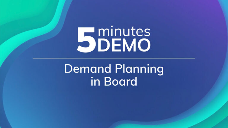 Demand Planning in Board Demo