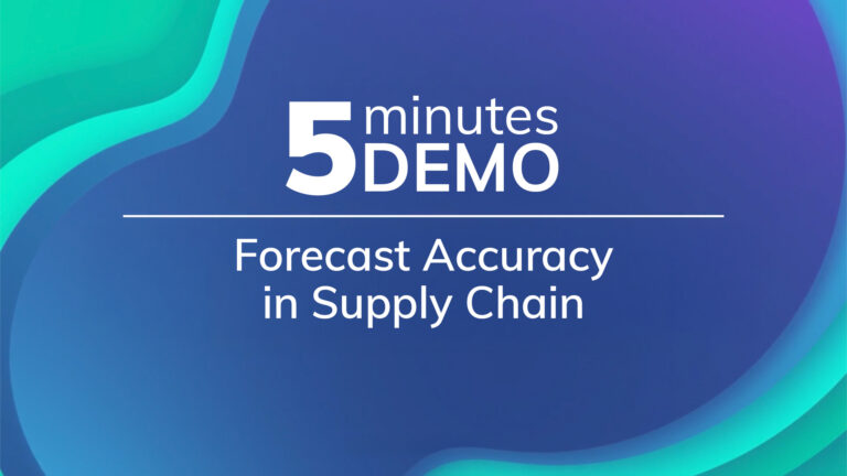 Forecast Accuracy in Supply Chain Demo
